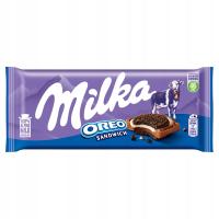 Czekolada Milka Oreo Sandwich z ciastkami 92 g