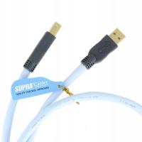 KABEL USB 2.0 A-B SUPRA BLUE 1.0M