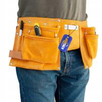 PAS MONTERSKI NARZĘDZIOWY SKÓRZANY Budowlany Torba Narzędziowa NA PASKU