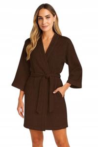 Женский халат, связанный муслиновым хлопком, польский продукт