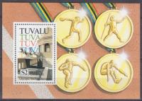 Tuvalu 1992 Znaczki Blok 43 ** sport igrzyska olimpijskie Olimpiada