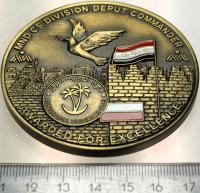 Medal IRAK 2004 Polski Kontyngent Wojskowy III Zmiana MND CS Division Coin