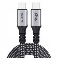 KABEL USB-C USB 4 FAST CHARGE 100W 40Gb/s 5K 1,2m