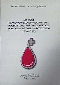 Symbole honorowego krwiodawstwa Polskiego Czerwonego Krzyża - autograf