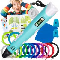 DŁUGOPIS Drukarka 3D PEN Dla Dzieci Zestaw WKŁADY FILAMENT 109 MATA SZABLON