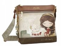 torebka Anekke na ramię listonoszka Brelok Kamienie Dżety torebki Muse