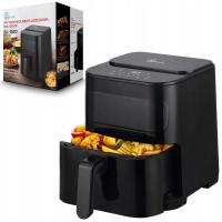 2 x DUŻA Frytkownica BEZTŁUSZCZOWA AIR FRYER SJ-520 5.2L LCD 7 programów 16