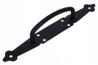 POCHWYT DRZWIOWY OZDOBNY 275x35x3 mm CZARNY
