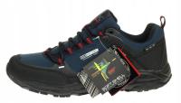 Buty męskie trekkingowe DK PREDATOR SoftShell OUTDOOR sportowe navy/red