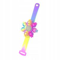 ek Whirl Light Silicagel bransoletka Kawaii Push Bubble prezenty dla dzieci