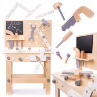 Мастерская с деревянными инструментами на столике DIY Kit