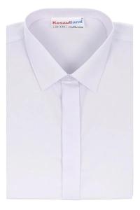 Klasyczna biała koszula z długim rękawem dla chłopca komunijna 01-152-34