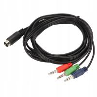 Kabel Mini DIN do 3 DC 3,5 mm 9 Pin Plug and Play