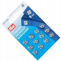 металлические серебряные защелки диаметр 9 мм 12шт PRYM 341244 .