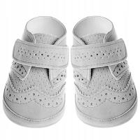 Christopher buciki niemowlęce szary