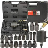 Ściągacz do wtryskiwaczy Mar-Pol pneumatyczny z adapterami w walizce