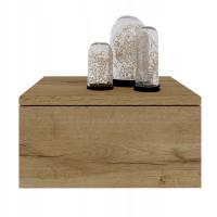 консольный шкаф настенный маленький туалетный столик стол дуб Wotan ANIA 50 см