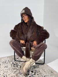 KURTKA FUTERKO LAMANUEL FUZZY CZEKOLADA