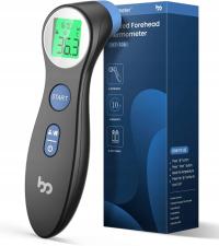 BEZDOTYKOWY TERMOMETR CYFROWY DLA DZIECI I DOROSŁYCH FEMOMETER DET-306