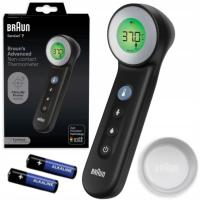 ЭЛЕКТРОННЫЙ БЕСКОНТАКТНЫЙ МЕДИЦИНСКИЙ ИНФРАКРАСНЫЙ ТЕРМОМЕТР BRAUN BNT400 BLACK