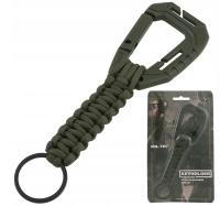 Brelok Mil-Tec z karabińczykiem linka paracord MOLLE - oliwkowy