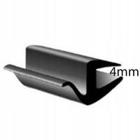 Прокладка рама стекла задней или боковой резина 4мм