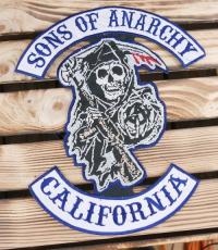 Sons Of Anarchy California Большая Полоса SOA