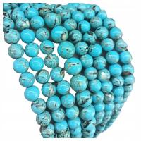 Koraliki Naturalny Turkus Kamienie Kamień Koraliki Kula DIY 8mm 20szt