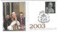 Watykan 2003 JP.II - wydanie wspólne FDC