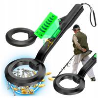 Металлоискатель чувствительный детектор с сигнализацией ручной беспроводной светодиодный
