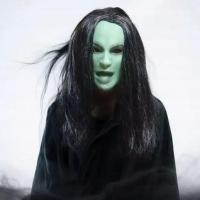 MASKA CZAROWNICY CZAROWNICA STARUSZKA BABCIA LATEKS PRZEBRANIE HALLOWEEN