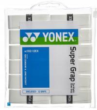 Owijki YONEX SUPER GRAP AC102-12EX 12szt. białe
