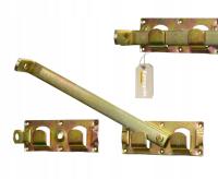 ZASUWA BRAMOWA 430MM DWUSKRZYDŁOWA OCYNK