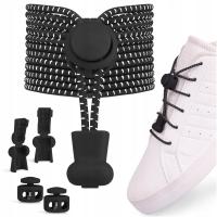 Шнурки эластичные без связывания, резиновые цвета