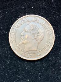 Francja 5 centymów 1855 A