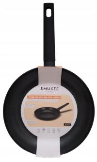 Duża solidna patelnia z powłoką nieprz. 28x5 cm wysokiej jakości aluminium