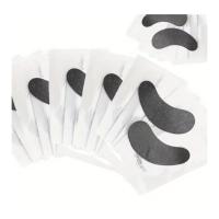 Czarne płatki pod oczy żelowe do przedłużania rzęs metodą UV 100 sztuk