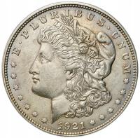 USA. Dolar 1921 D, Denver – SREBRO