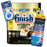 Finish Power Tabletki do zmywarki 90 szt Nabłyszczacz 800 ml Zapach ZESTAW