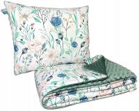 Koc Kocyk Minky 120x90 z Poduszką Do Przedszkola PRZEDSZKOLAKA ŁÓŻECZKO