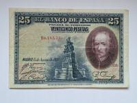 Hiszpania 25 pesetas 1928 rok. Seria B9