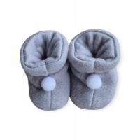 Dominga buciki niemowlęce szary