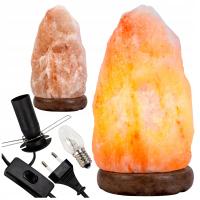 Соляная лампа 2-3 кг прикроватный настольный светильник гималайская соль ионизатор натуральный