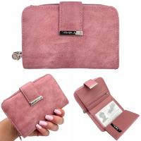 ЖЕНСКИЙ КОШЕЛЕК МАЛЕНЬКИЙ КОЖАНЫЙ РОЗОВЫЙ ДЛЯ ПОДАРКА ДЖЕННИФЕР ДЖОНС ЭКО КОЖА