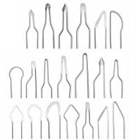 ZESTAW 20 KOŃCÓWEK GROTÓW DO WYPALARKI PIROGRAFIA DREWNO SKÓRA RBB60W RBR60