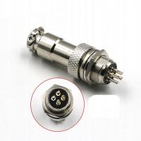 Złącze przemysłowe 12 mm 4 pin GX12