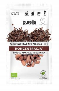 Surowe kakao ziarna bio Koncentracja Purella Superfoods 21g