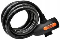 SEKURA KB 203 ZAPIĘCIE ROWEROWE SPIRALNE 12 MM Z KLUCZYKAMI 185CM+UCHWYT