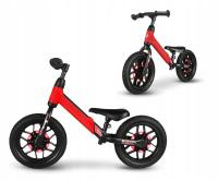 Qplay баланс велосипед Spark регулируемые колеса 12 светодиодный бесшумные шины спорт 3-6 лет