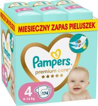 Pampers Pieluszki Premium Care 4, 914 kg, 174 szt.
